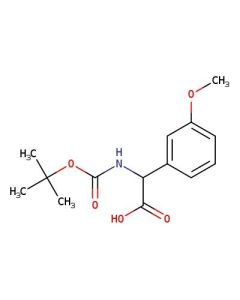 Astatech (N-BOC-AMINO)(3-METHOXYPHENYL)ACETIC ACID; 0.1G; Purity 95%; MDL-MFCD07388843